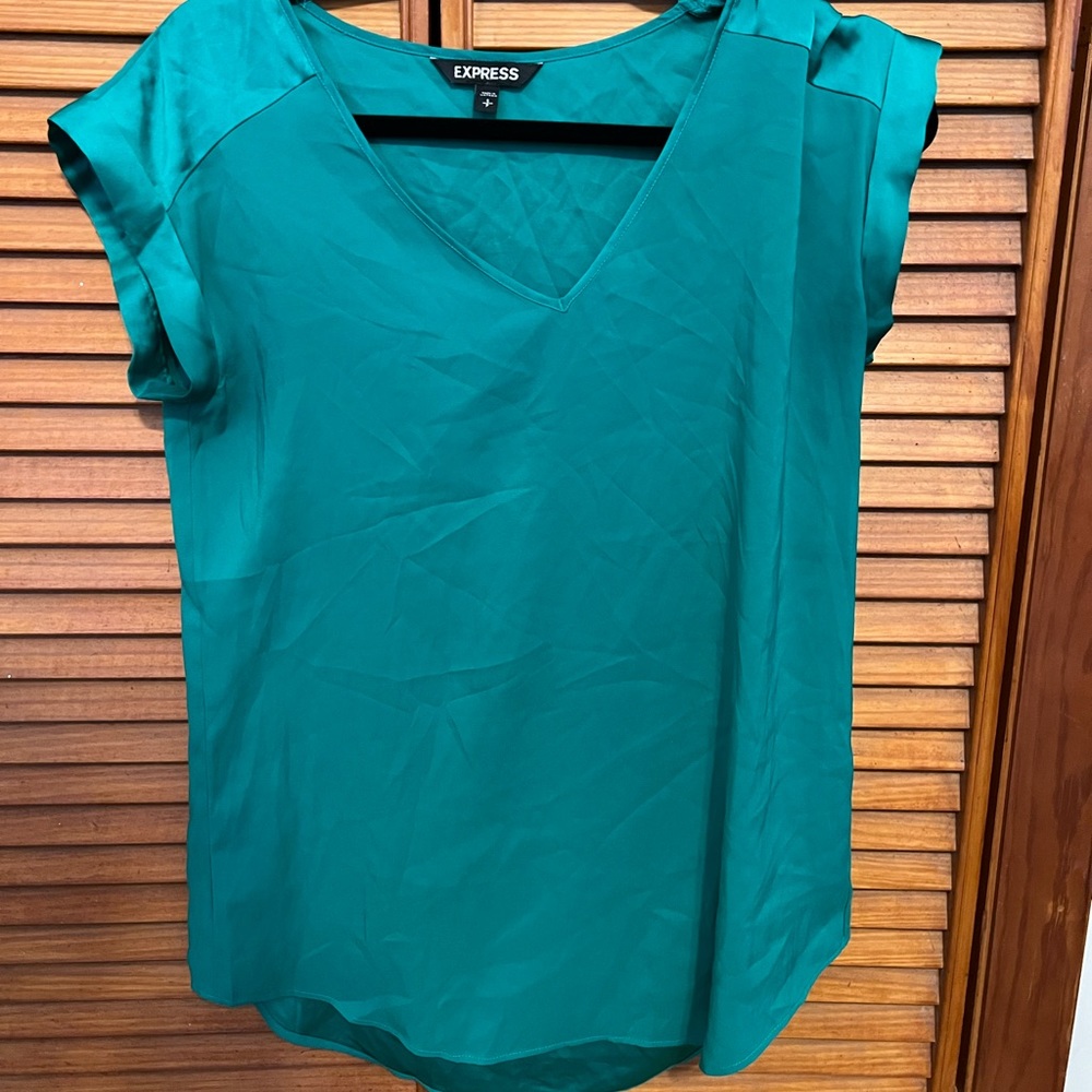 Express emerald blouse